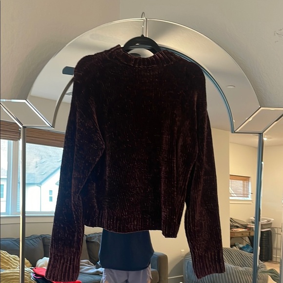 Sanctuary Purple Crew Neck Sweater - Picture 2 of 6